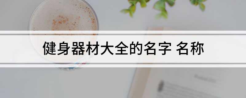 健身器材大全的名字 名称(图1)